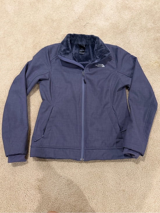 The North Face Jackets & Blazers - North Face Women’s Purple Fleece Lined Softshell Jacket Small Winter Ski